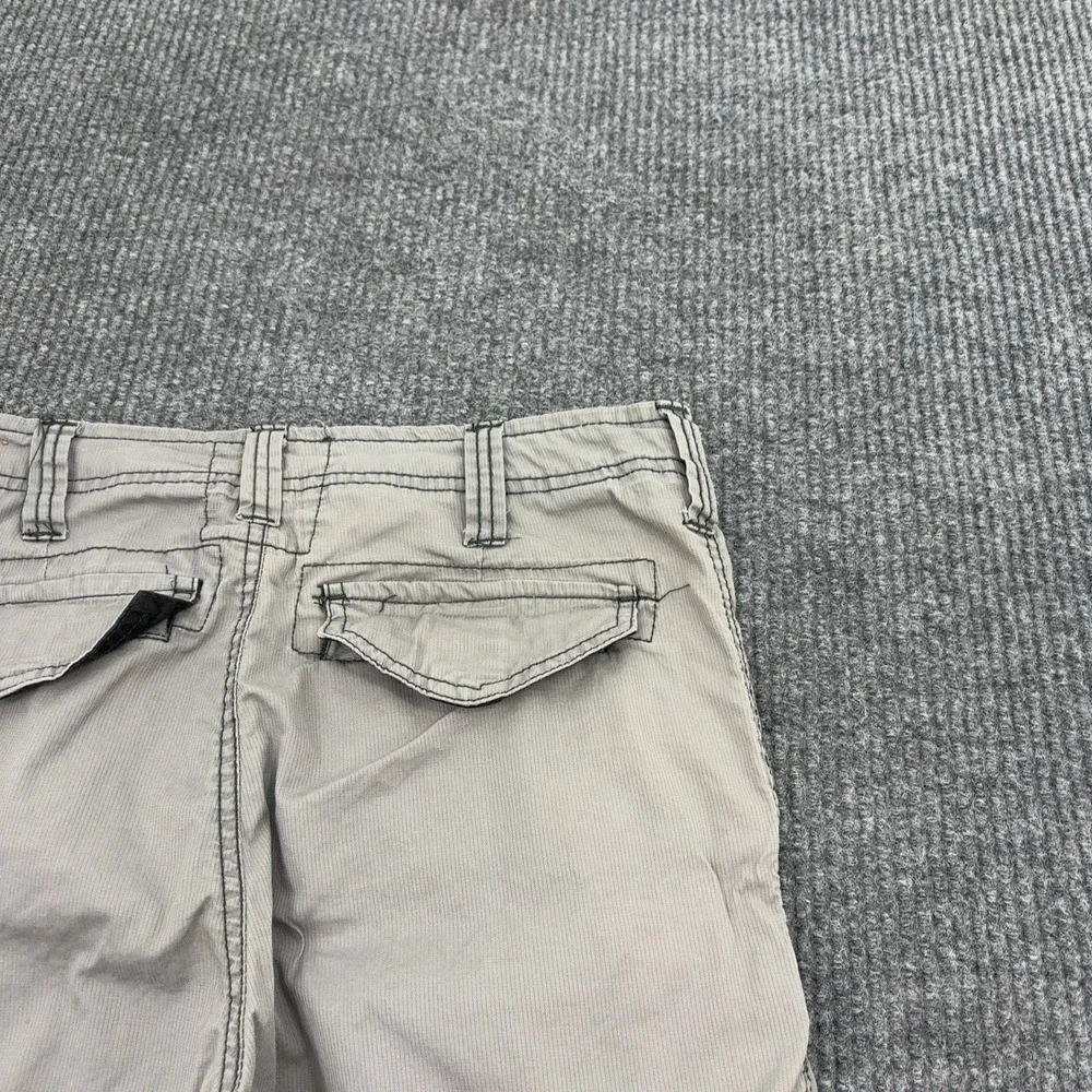 Urban Pipeline Cargo Shorts Mens 30 Gray Cotton Multi Pocket Gorpcore Utility